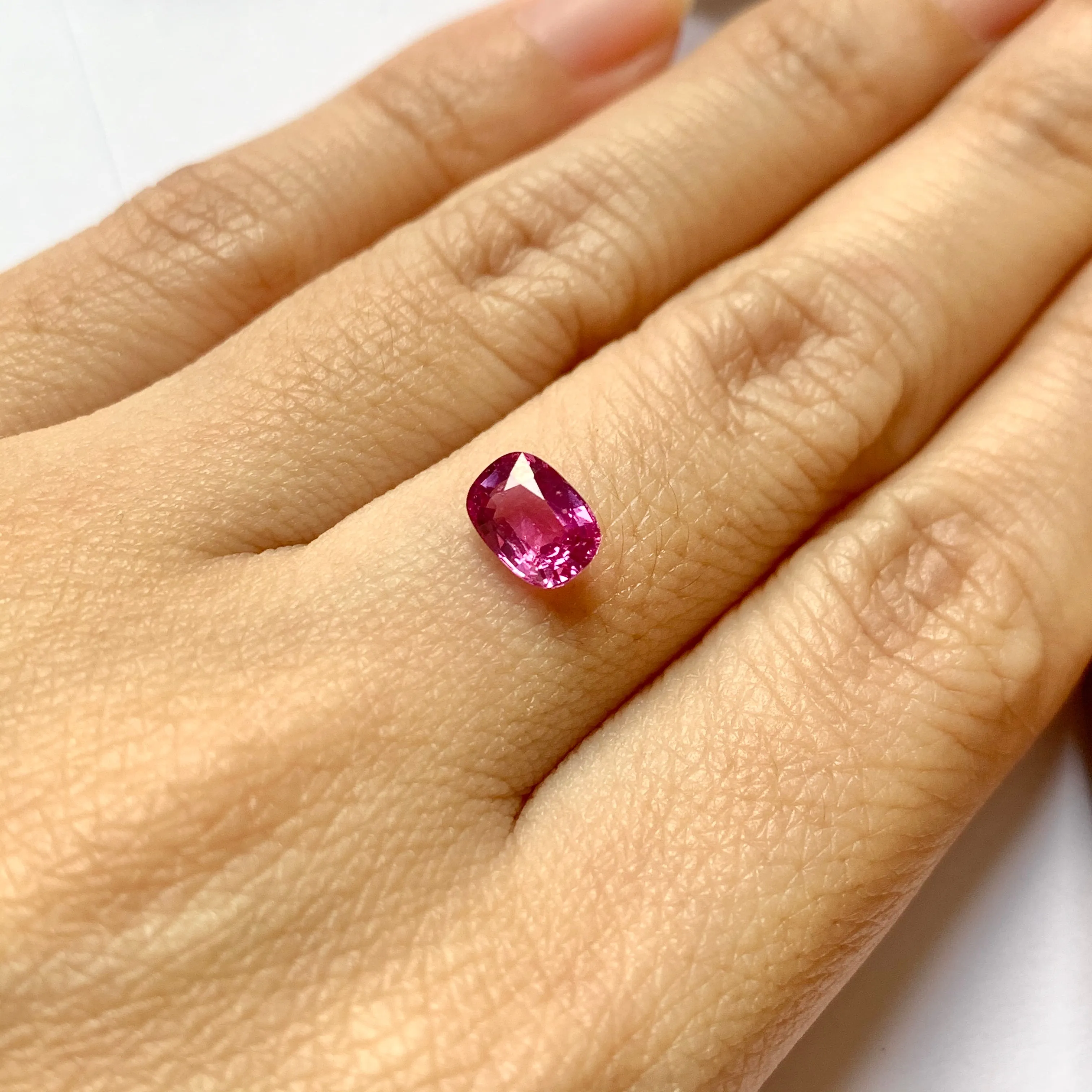 1.20ct Cushion Natural Pink Sapphire No.12007