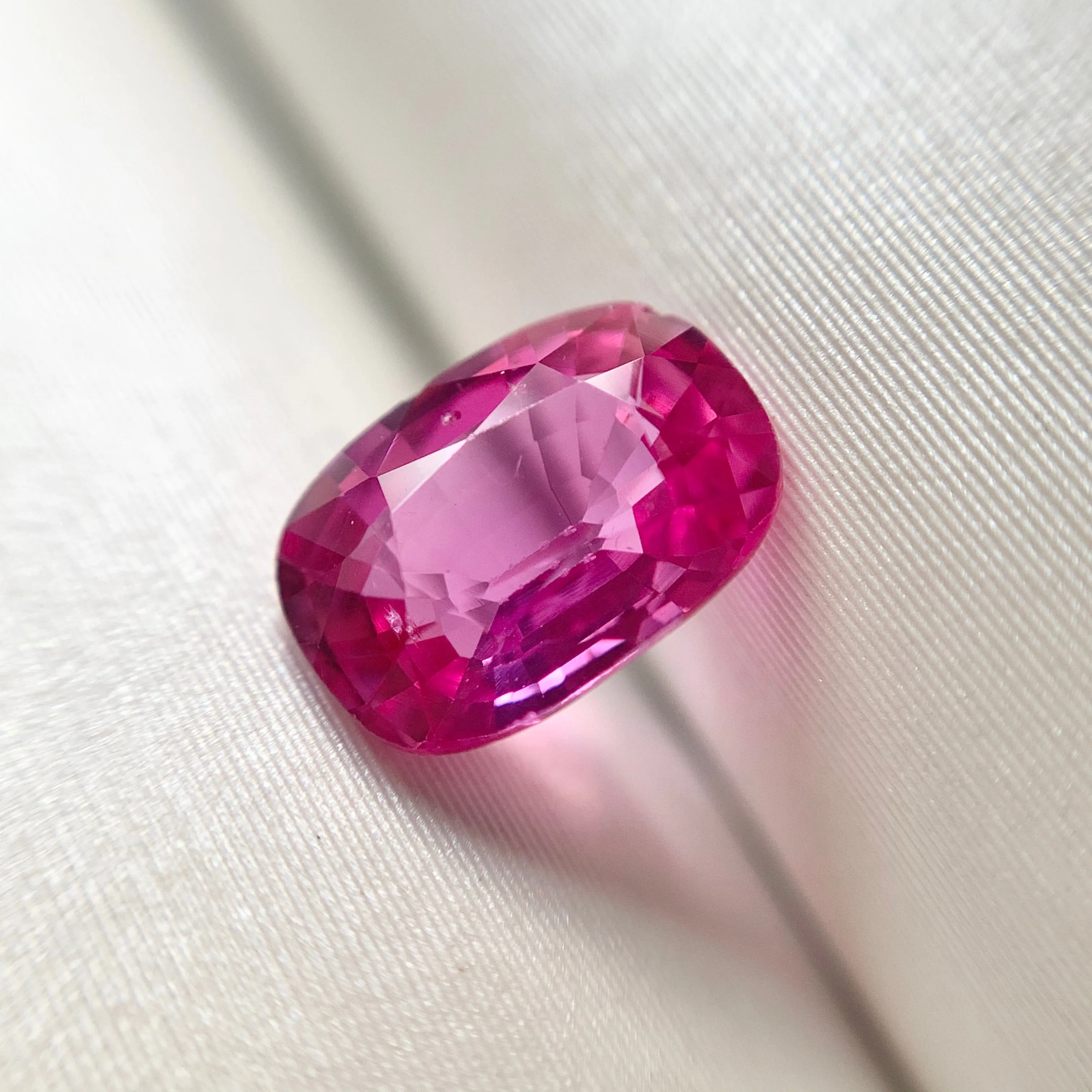 1.20ct Cushion Natural Pink Sapphire No.12007