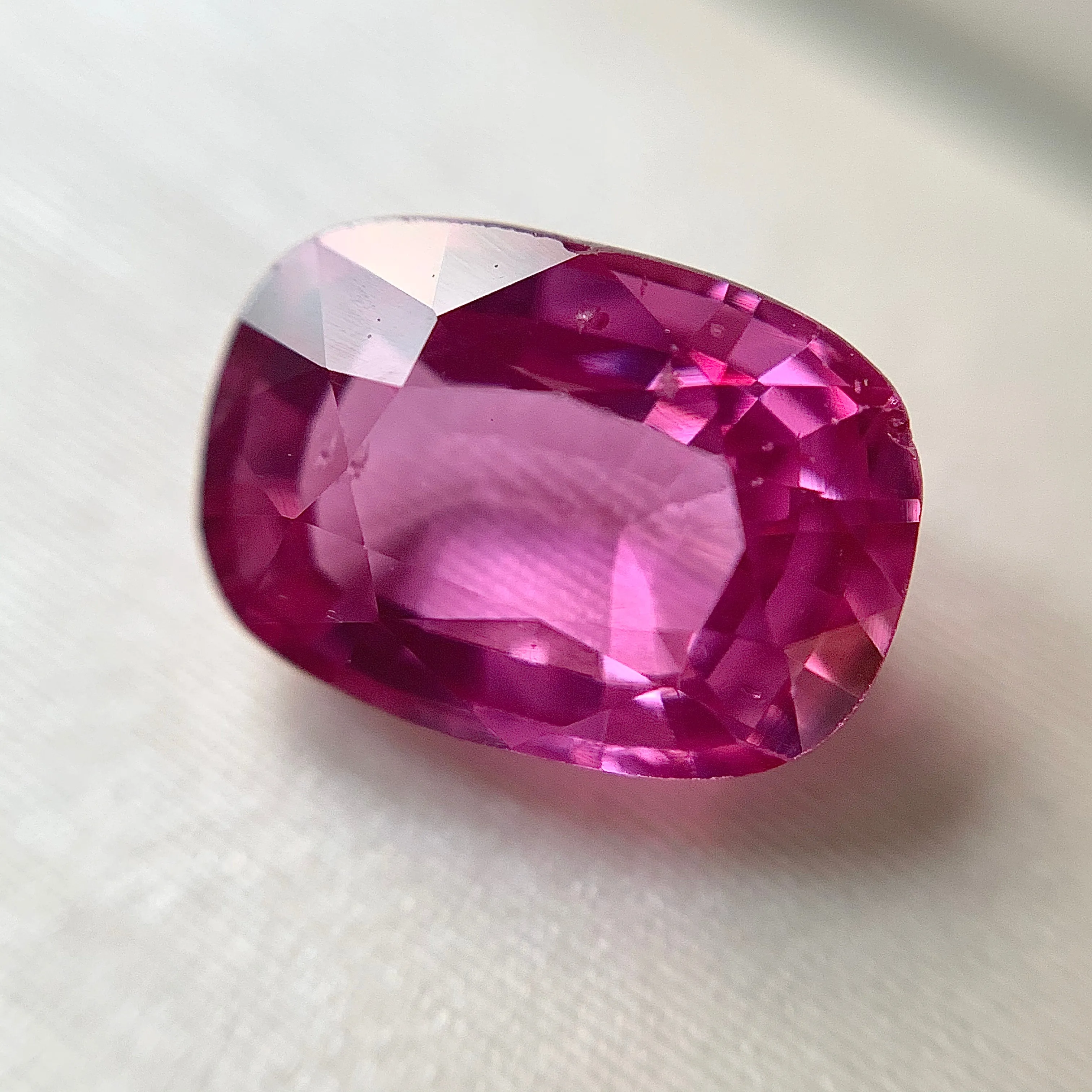 1.20ct Cushion Natural Pink Sapphire No.12007