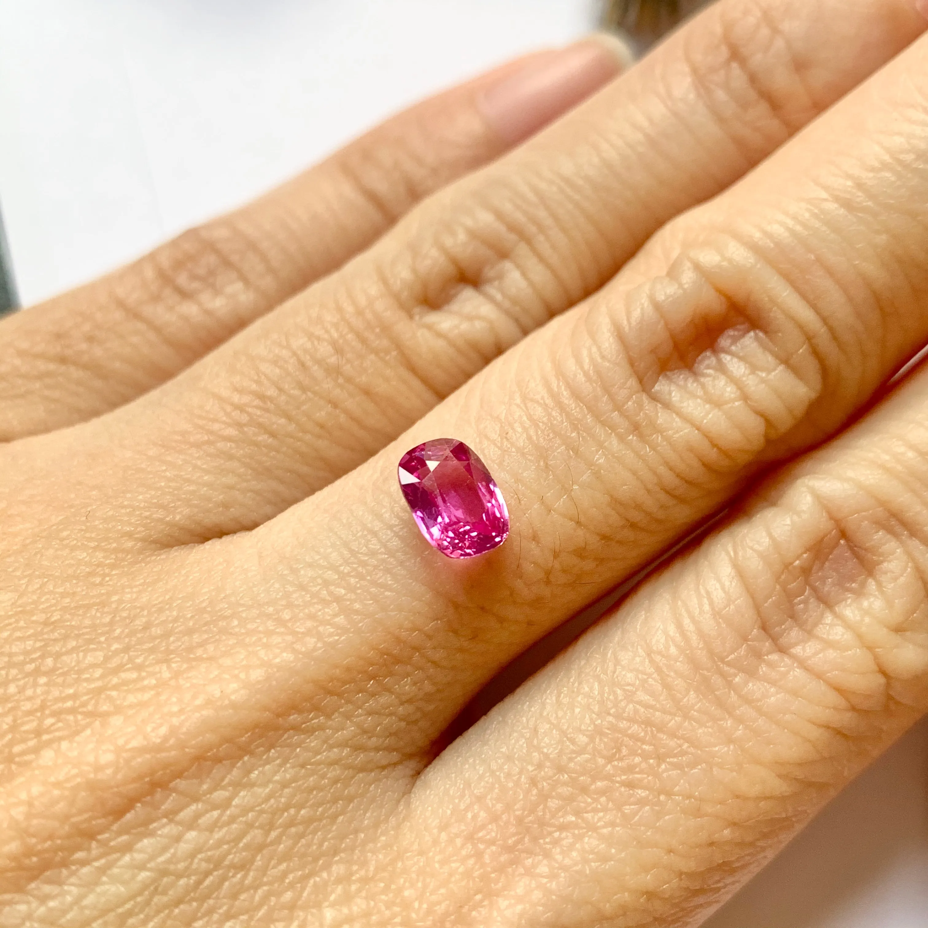 1.20ct Cushion Natural Pink Sapphire No.12007