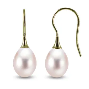 14k Freshwater Pearl Wire Earrings