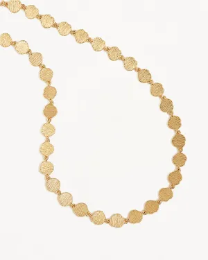 18k Gold Vermeil Woven Light Choker