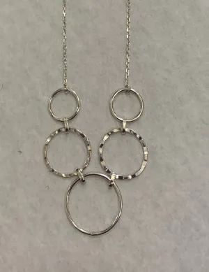 5 Circles Necklace - Sterling Silver