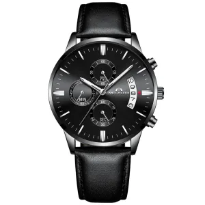 8008M | Quartz Men Watch | Leather Band