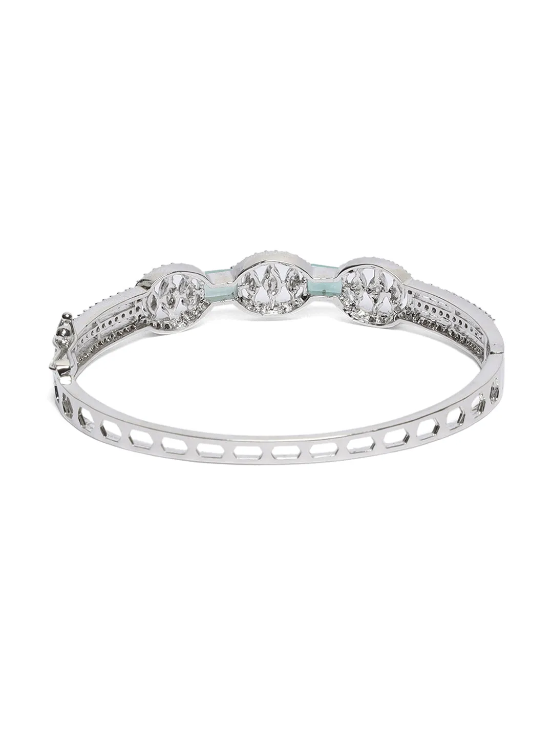 American Diamond Silver Plated Style Bracelet