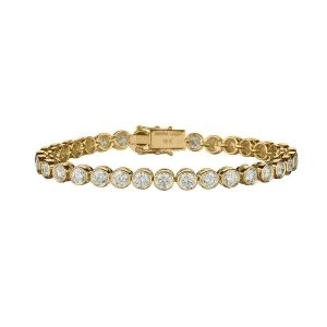 BEZEL SET DIAMOND BRACELET