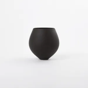 Black Glass Tapered Tumbler