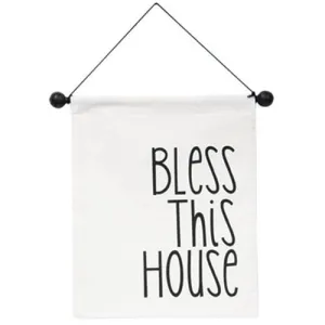 *Bless This House Fabric Wall Hanging