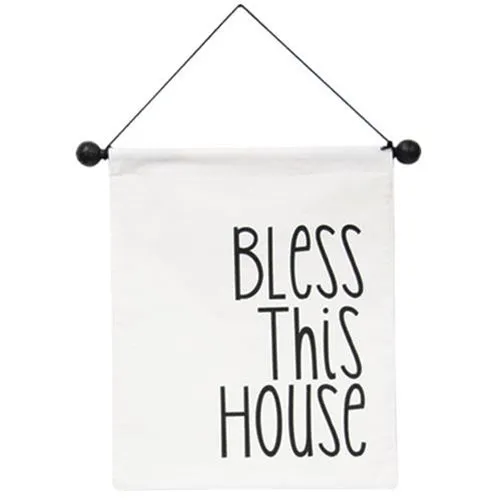 *Bless This House Fabric Wall Hanging