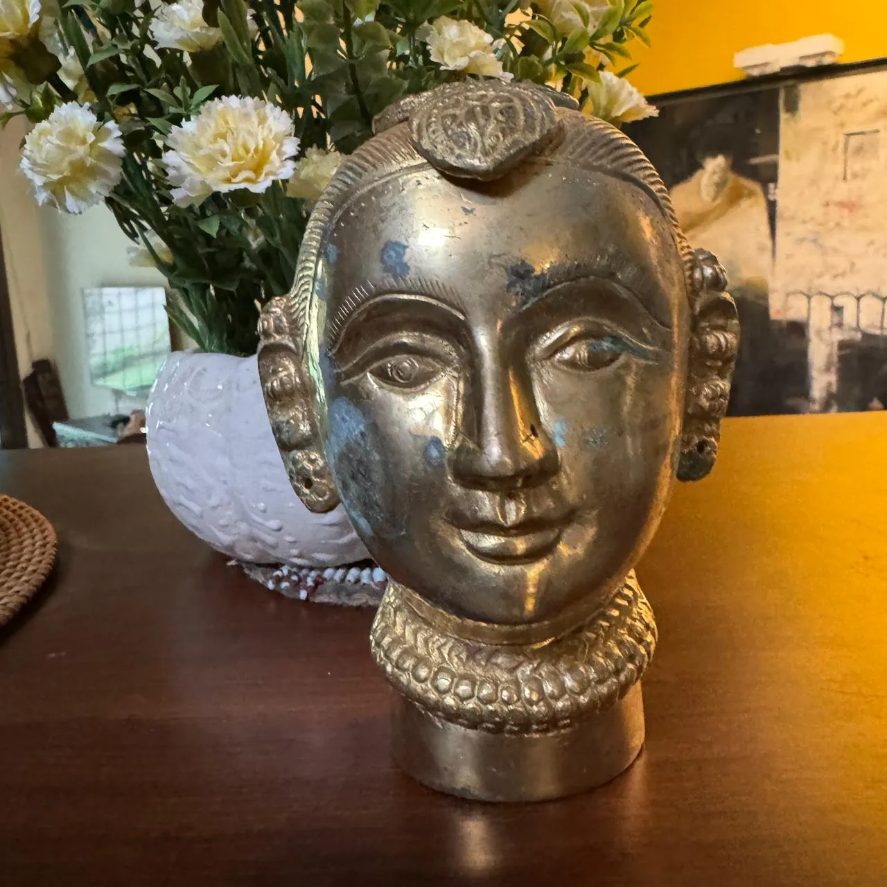 Brass Head Sculpture Gauri-3