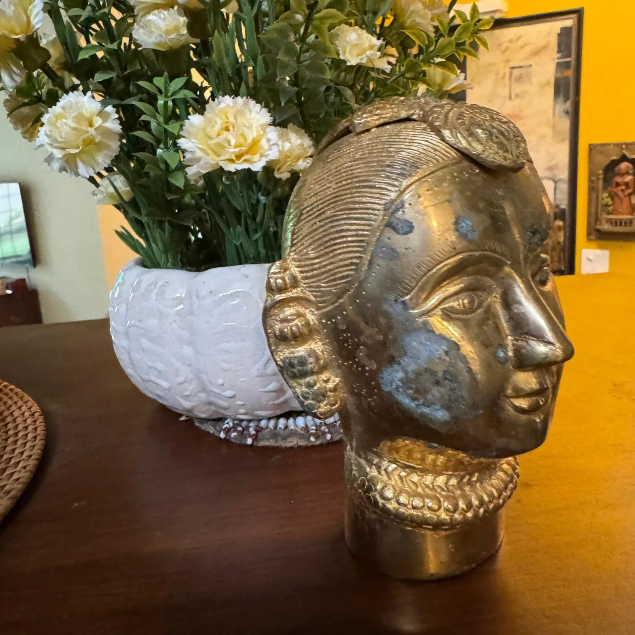 Brass Head Sculpture Gauri-3