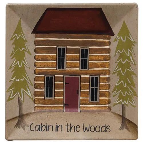 *Cabin in the Woods Plate (Pack of 2)