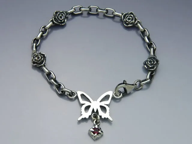 Chain Rose Bracelet