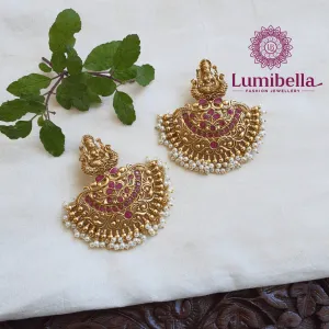 Chandbali Lakshmi Earrings