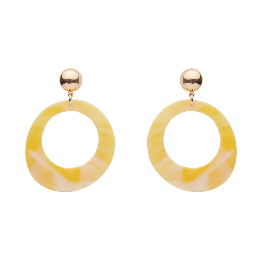 Circle Statement Essential Earrings by Erstwilder in Multiple Colors!