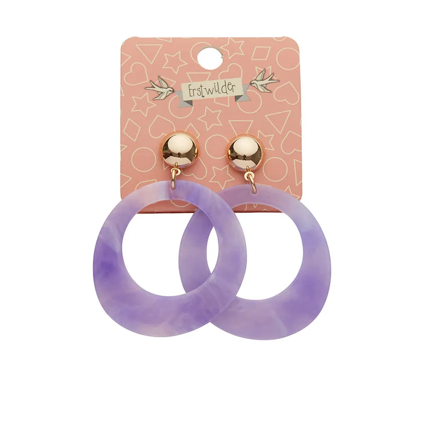 Circle Statement Essential Earrings by Erstwilder in Multiple Colors!