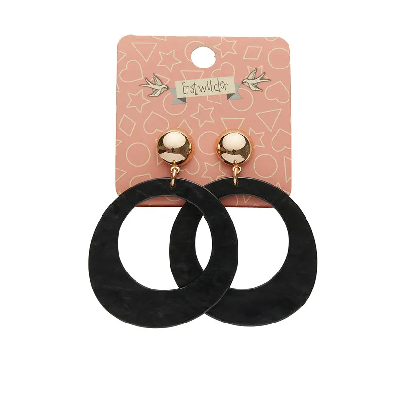 Circle Statement Essential Earrings by Erstwilder in Multiple Colors!