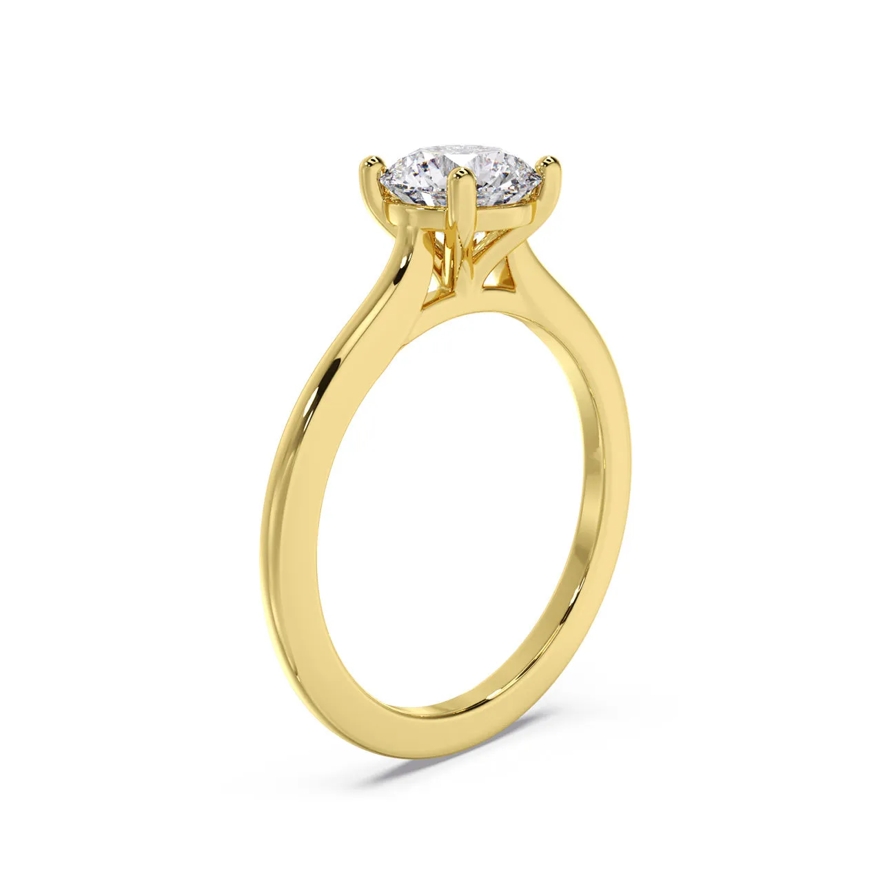 Classic Teresa Diamond Solitaire Engagement Ring