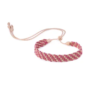 Diyah Choker in Rose Gold Hot Pink