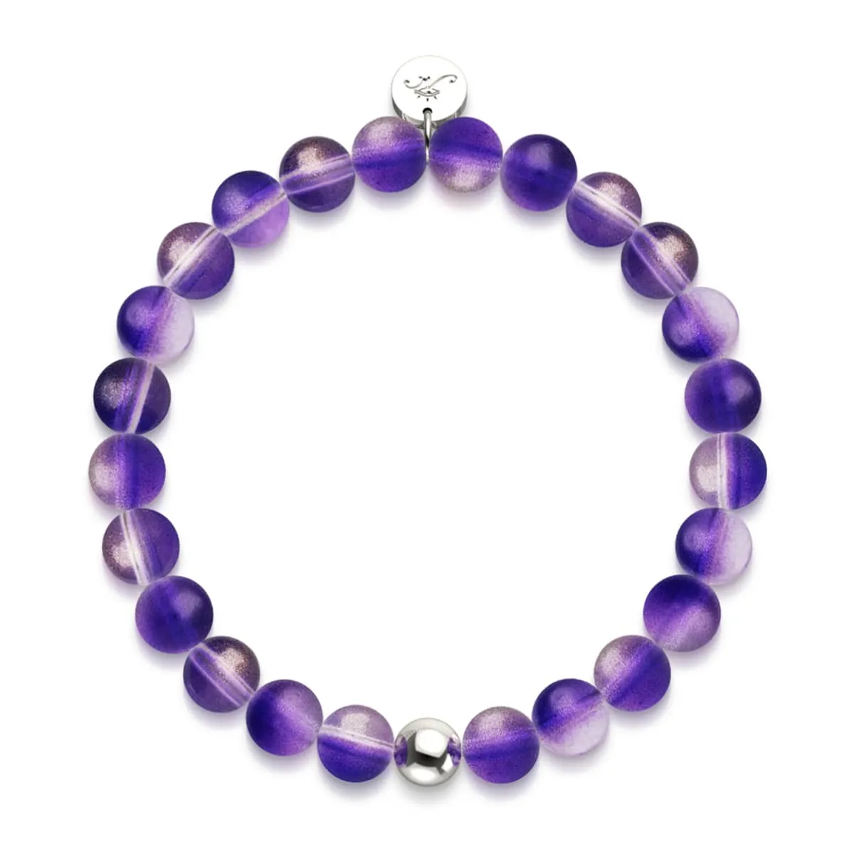 Grape Soda | Shimmer Glass Bracelet