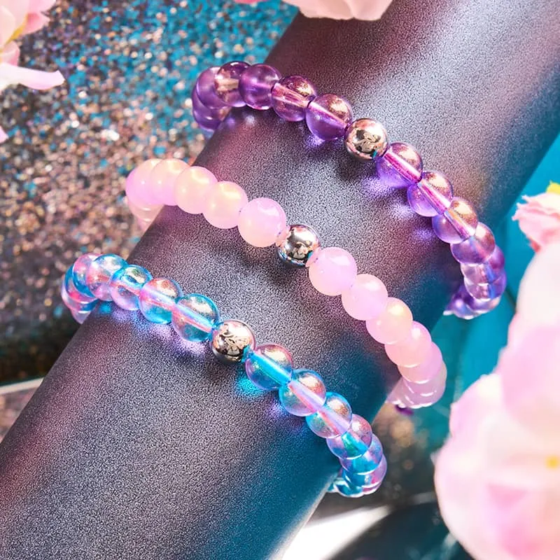 Grape Soda | Shimmer Glass Bracelet