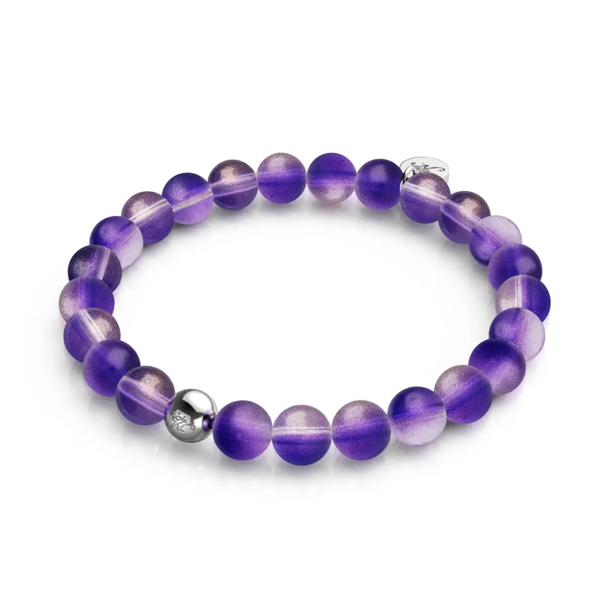 Grape Soda | Shimmer Glass Bracelet