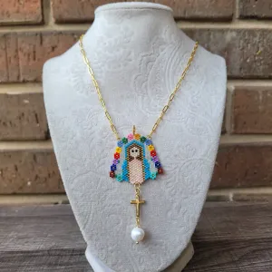 Guadalupe miyuki necklace