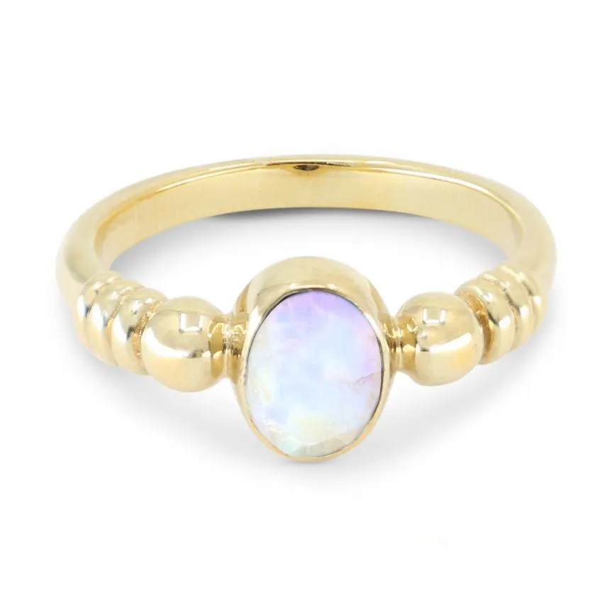 Harper Moonstone Gold Ring