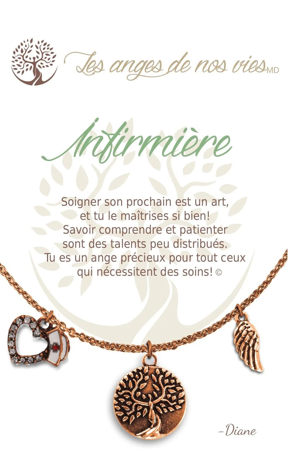 Infirmiére: Charm Necklace