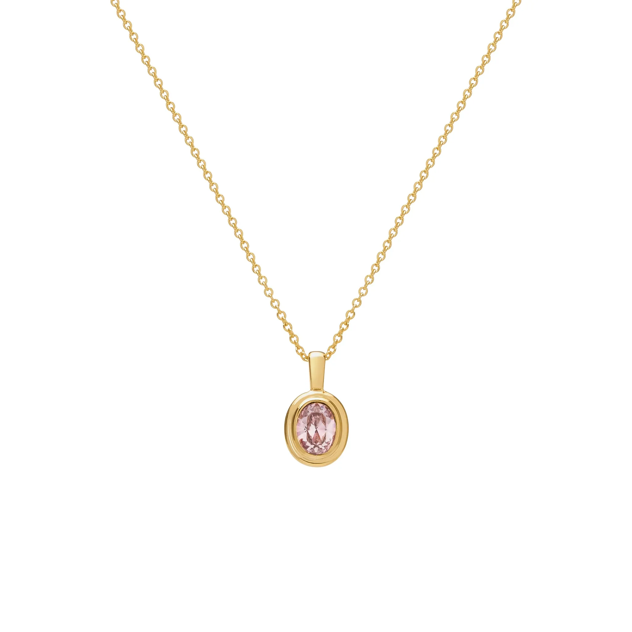 Ingrid Necklace - Light Rose