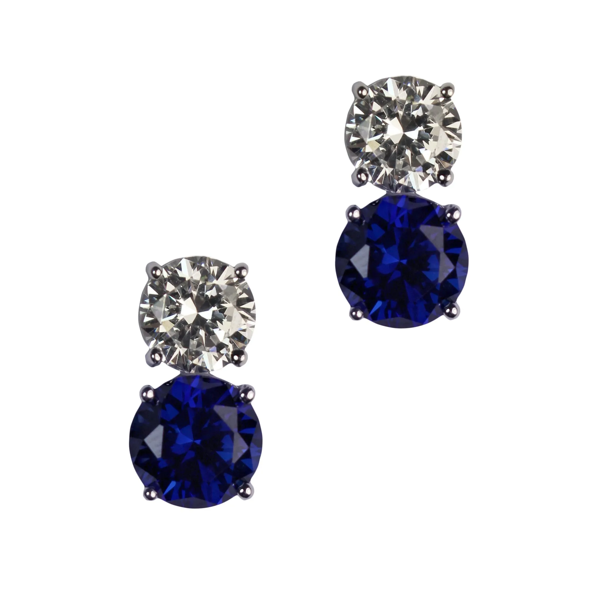 Jessica Earrings (Large Sapphire)