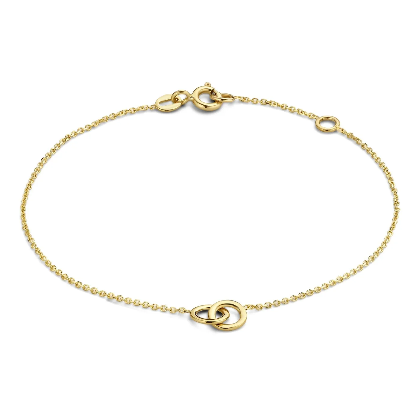 Le Marais Zoé 14 karat gold bracelet with rings