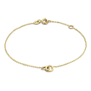 Le Marais Zoé 14 karat gold bracelet with rings