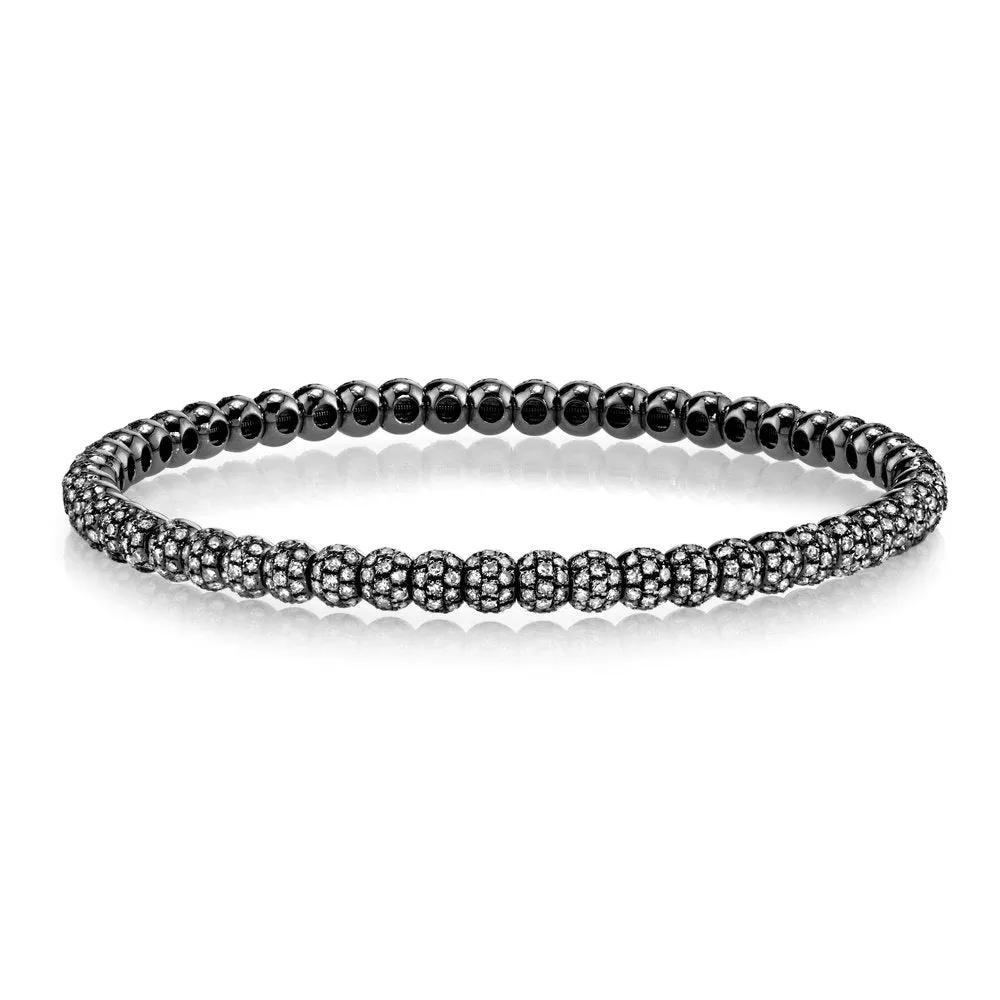 MEN'S DIAMOND PAVE BALL BRACELET