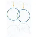 Metal round Hoop Earrings