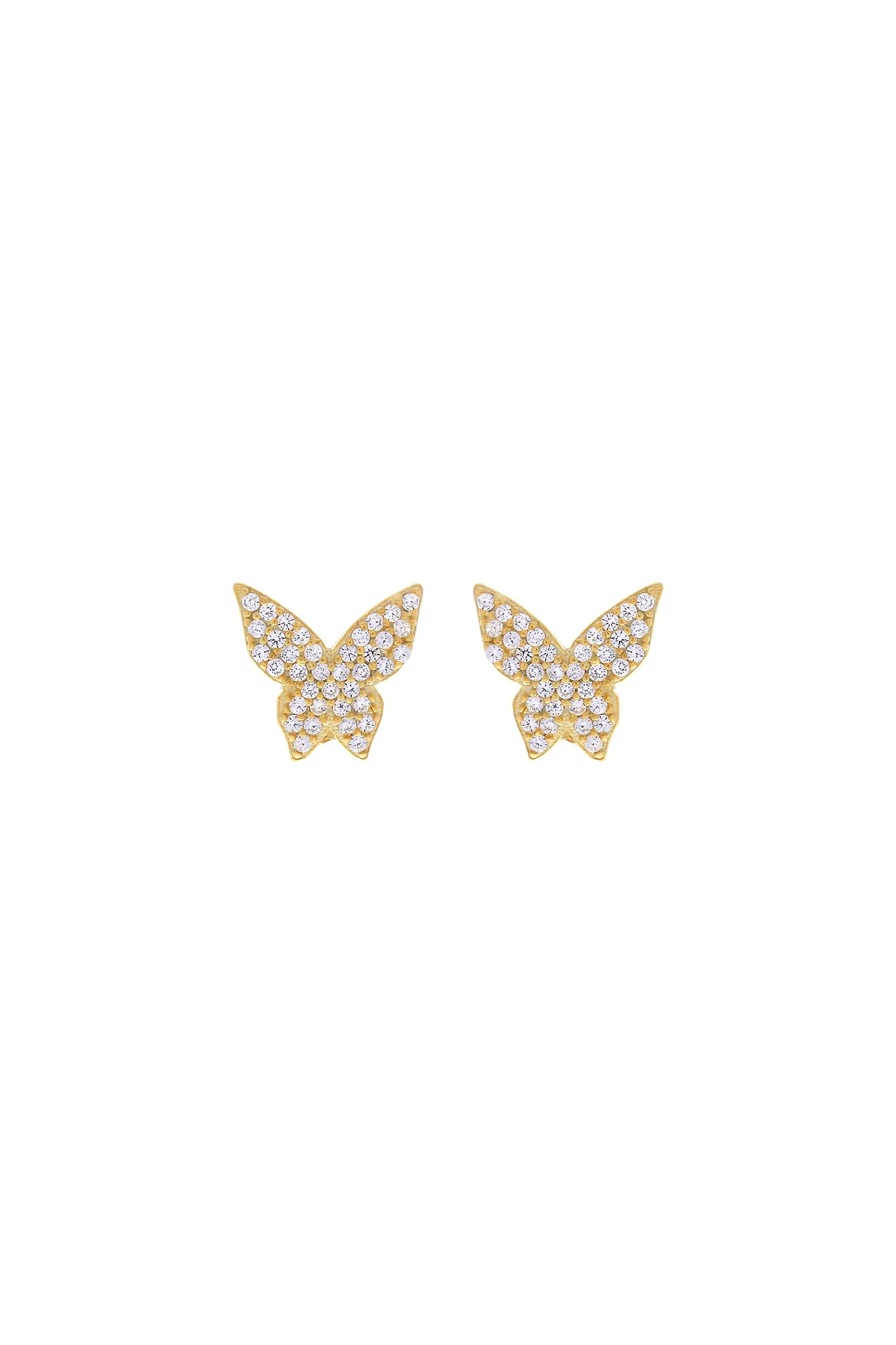 Mini Pavé Butterfly 925 Studs