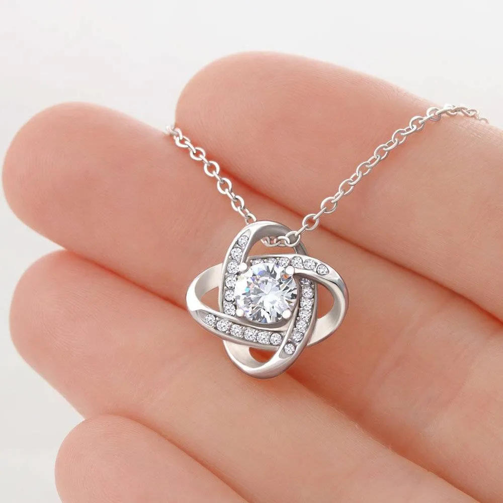 Mom You Are So Special Love Knot Necklace