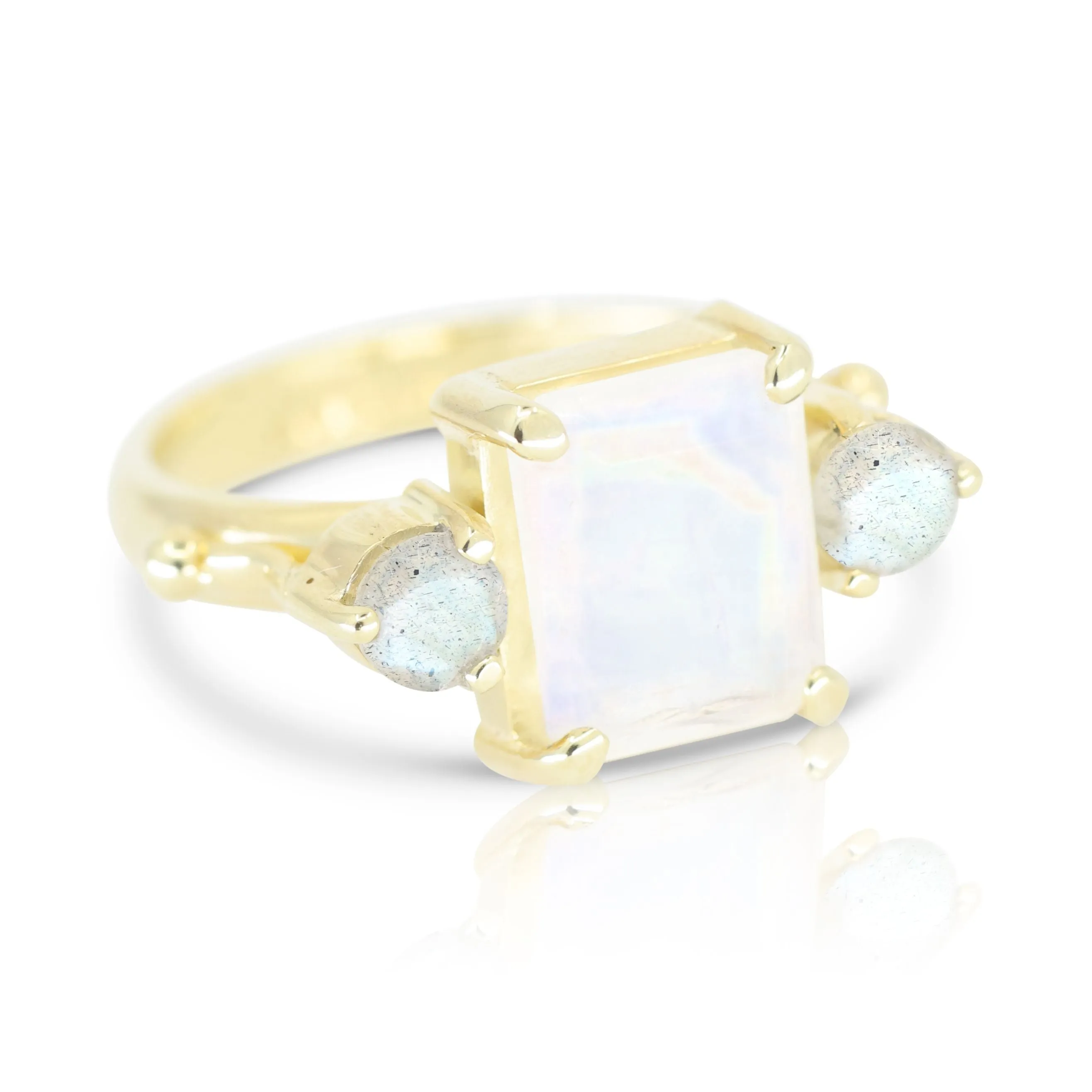 Priya Moonstone Gold Ring