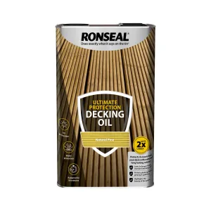 Ronseal Ultimate Protection Decking Oil - Natural Pine 5L