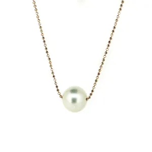 Sophie Pearl Necklace Rose Gold Vermeil