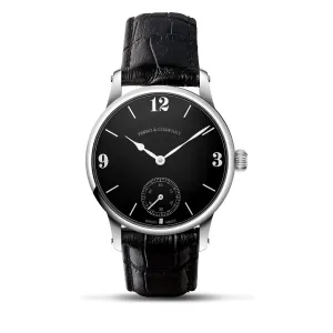 TRADITUM VINTAGESTYE DRESS WATCH BLACK