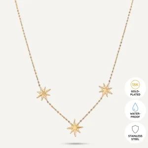 Vibes | Twilight Star Choker Necklace | 18K Gold-Plated